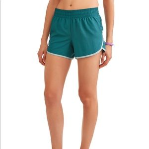 Danskin Now Teal Athletic Running Shorts Size: S
